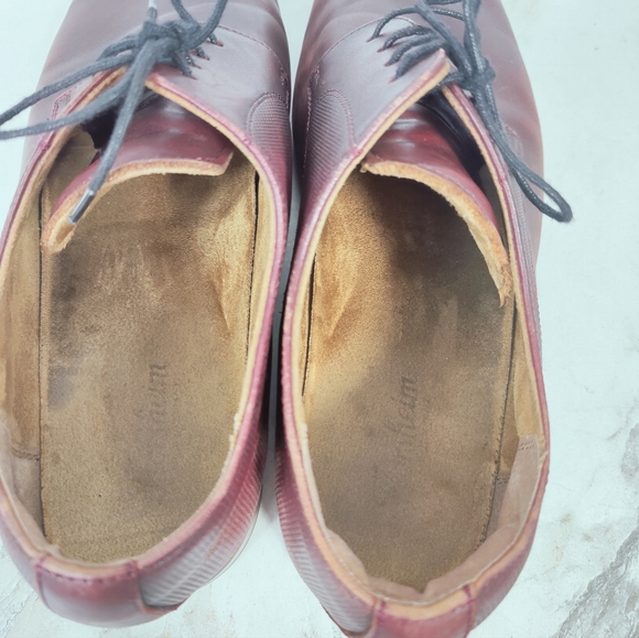 Florsheim Brown Leather Plain Toe Derby Oxford Dress Shoes, Sz 12 - Picture 7 of 13